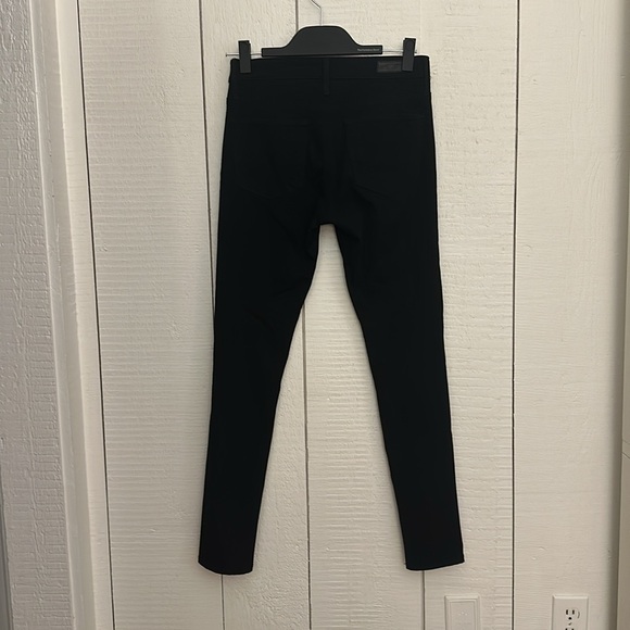 AG Farrah High Rise Skinny Ankle Crop Jeans Black Contour 360 sz 26! - Picture 2 of 7